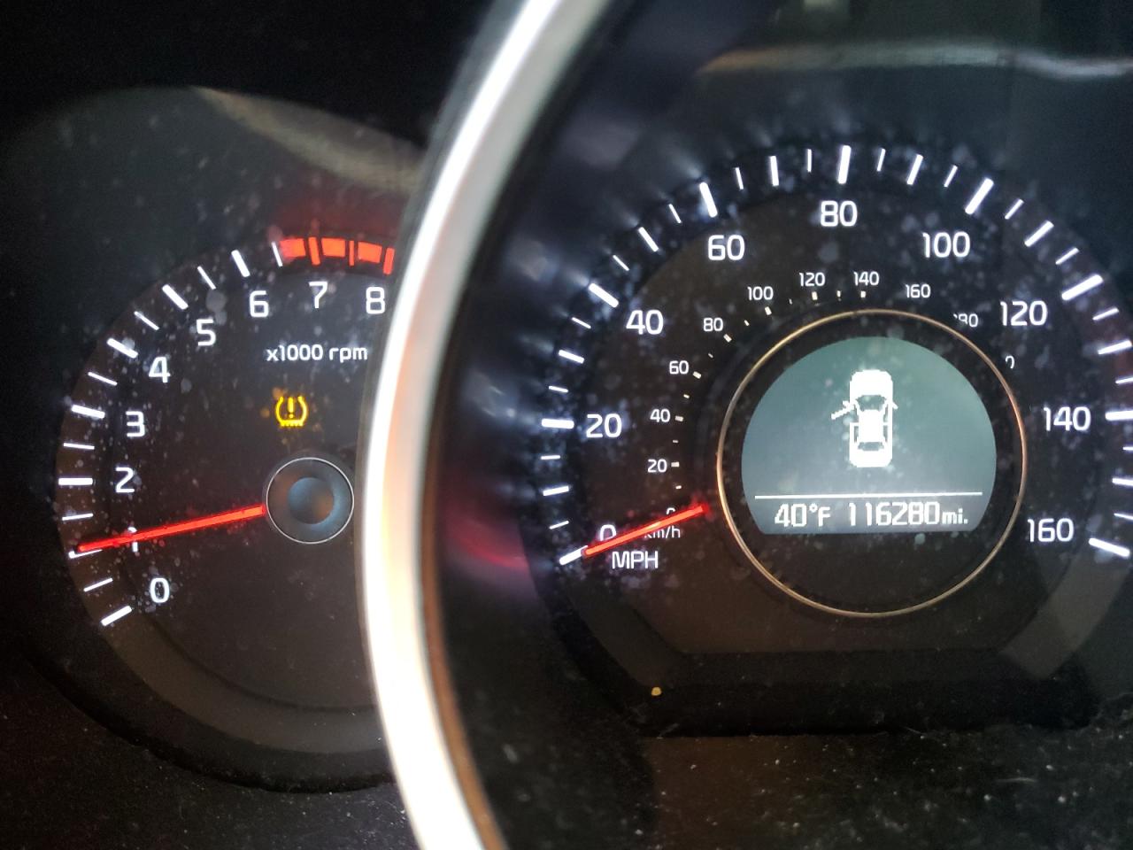 2014 KIA Optima VIN KNAGM4A7XE5468203 Copart auction photo, vandalism damage thumbnail 9
