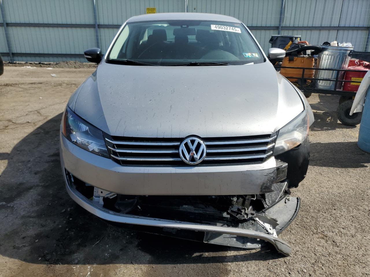 2014 Volkswagen Passat VIN 1VWAP7A3XEC025072 Copart auction photo, front end / rear end damage thumbnail 5