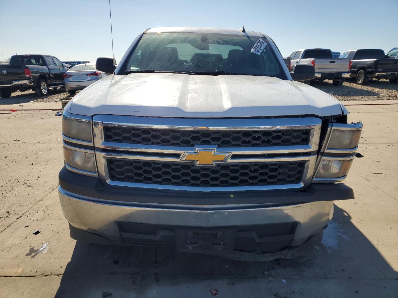 2014 Chevrolet Silverado VIN 3GCPCPEHXEG241368 Copart auction photo, front end damage thumbnail 5