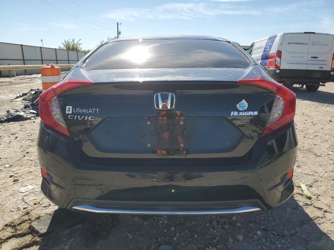 2019 Honda Civic VIN 19XFC2F67KE048596 Copart auction photo, front end damage thumbnail 6