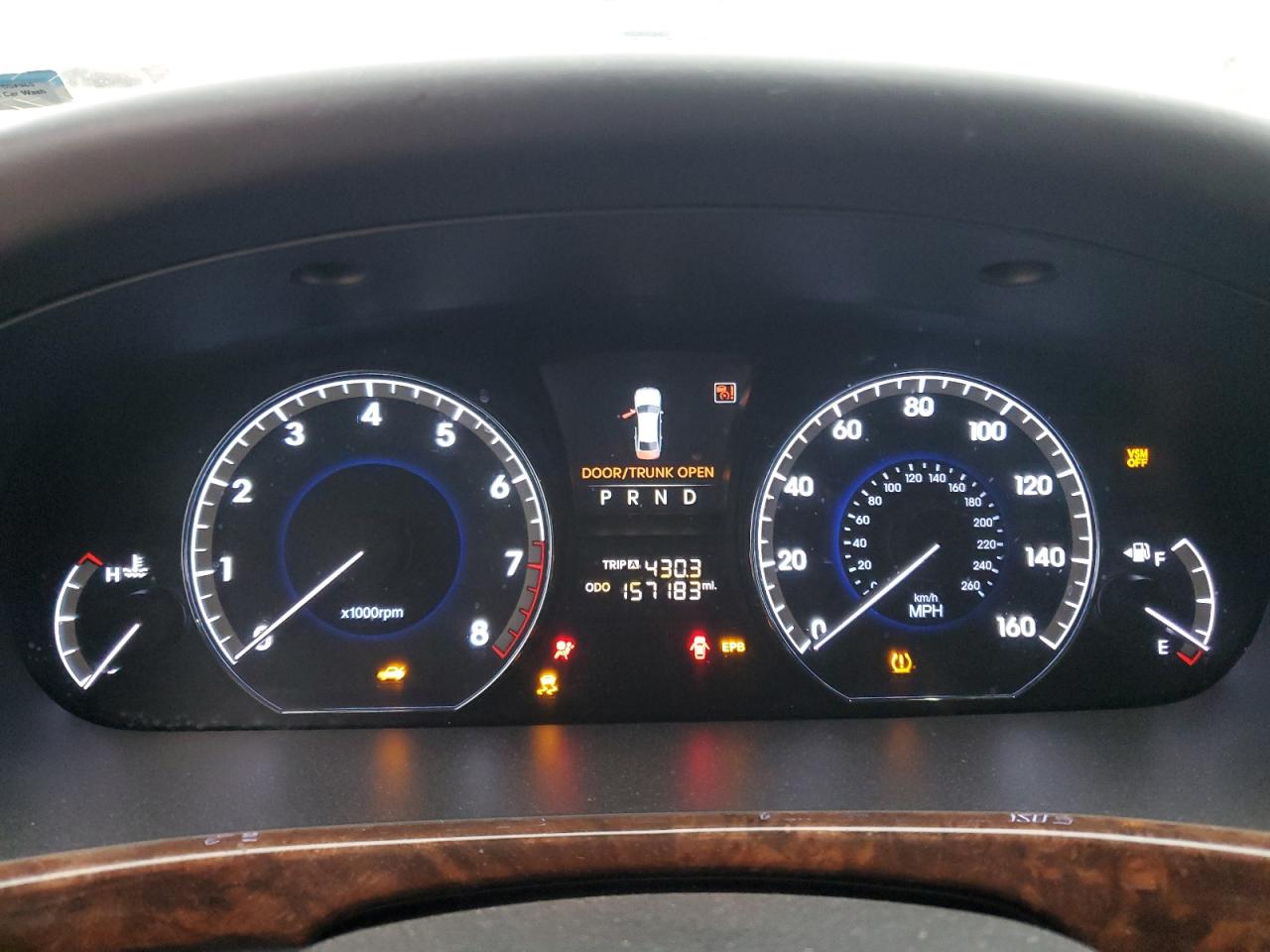 2012 Hyundai Equus VIN KMHGH4JH3CU055327 Copart auction photo, front end / side damage thumbnail 9