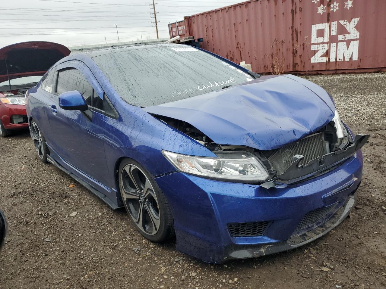 2013 Honda Civic VIN 2HGFG4A59DH704658 Copart auction photo, front end damage thumbnail 4