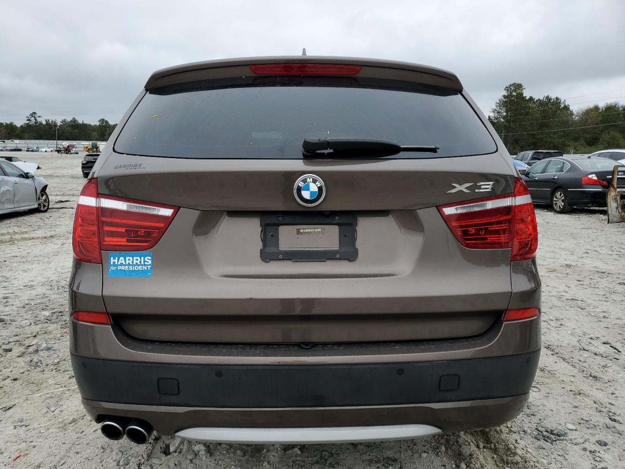 2014 BMW X3 VIN 5UXWX9C5XE0D30285 Copart auction photo, minor dent/scratches damage thumbnail 6