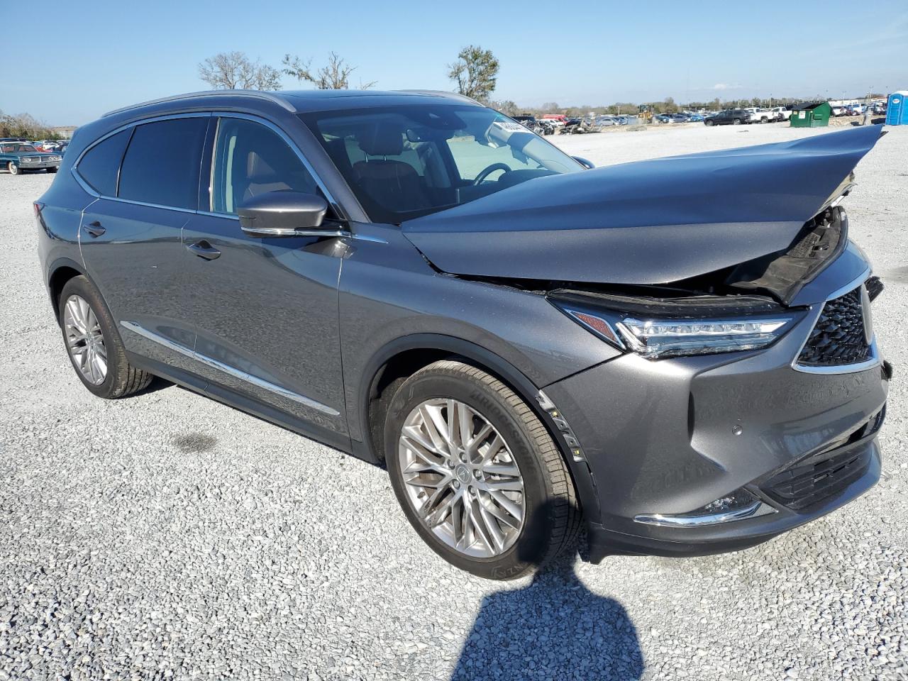 2022 Acura MDX VIN 5J8YE1H81NL047890 Copart auction photo, front end / side damage thumbnail 4