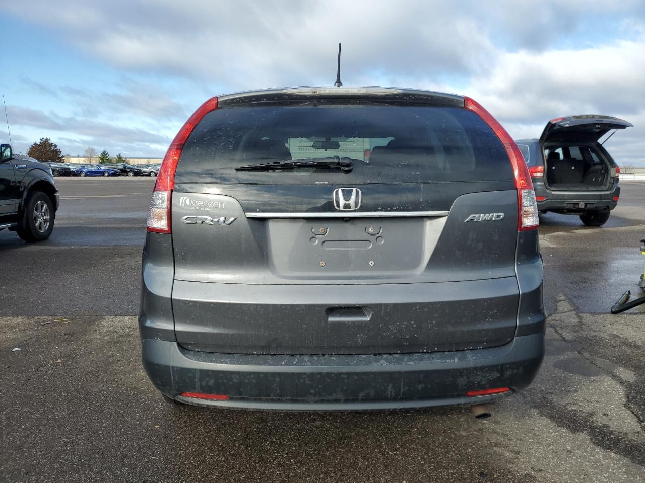 2012 Honda CR-V VIN 5J6RM4H59CL007710 Copart auction photo, front end damage thumbnail 6