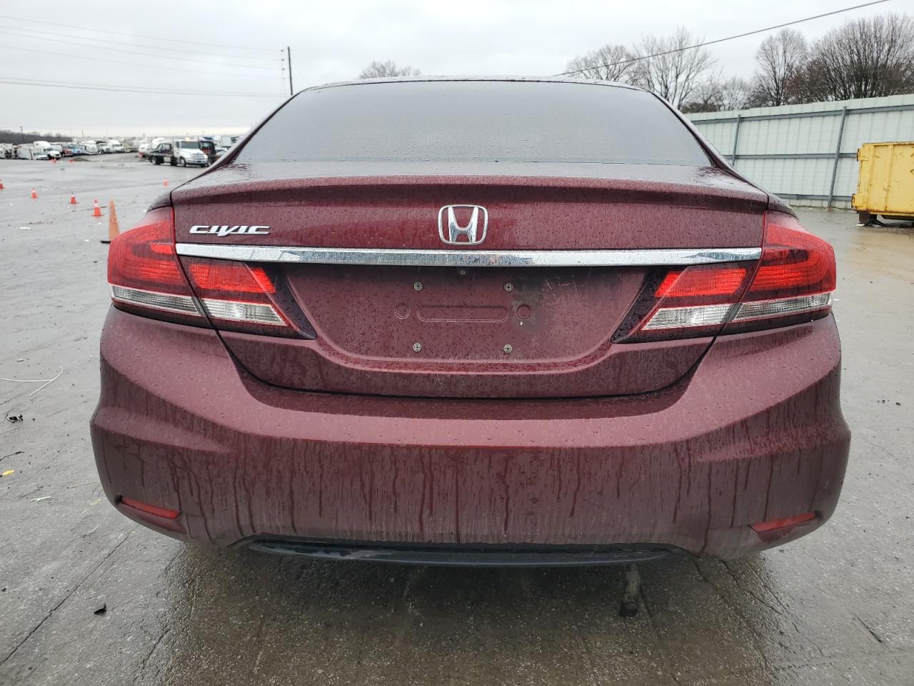 2013 Honda Civic VIN 19XFB2F84DE003266 Copart auction photo, all over damage thumbnail 6