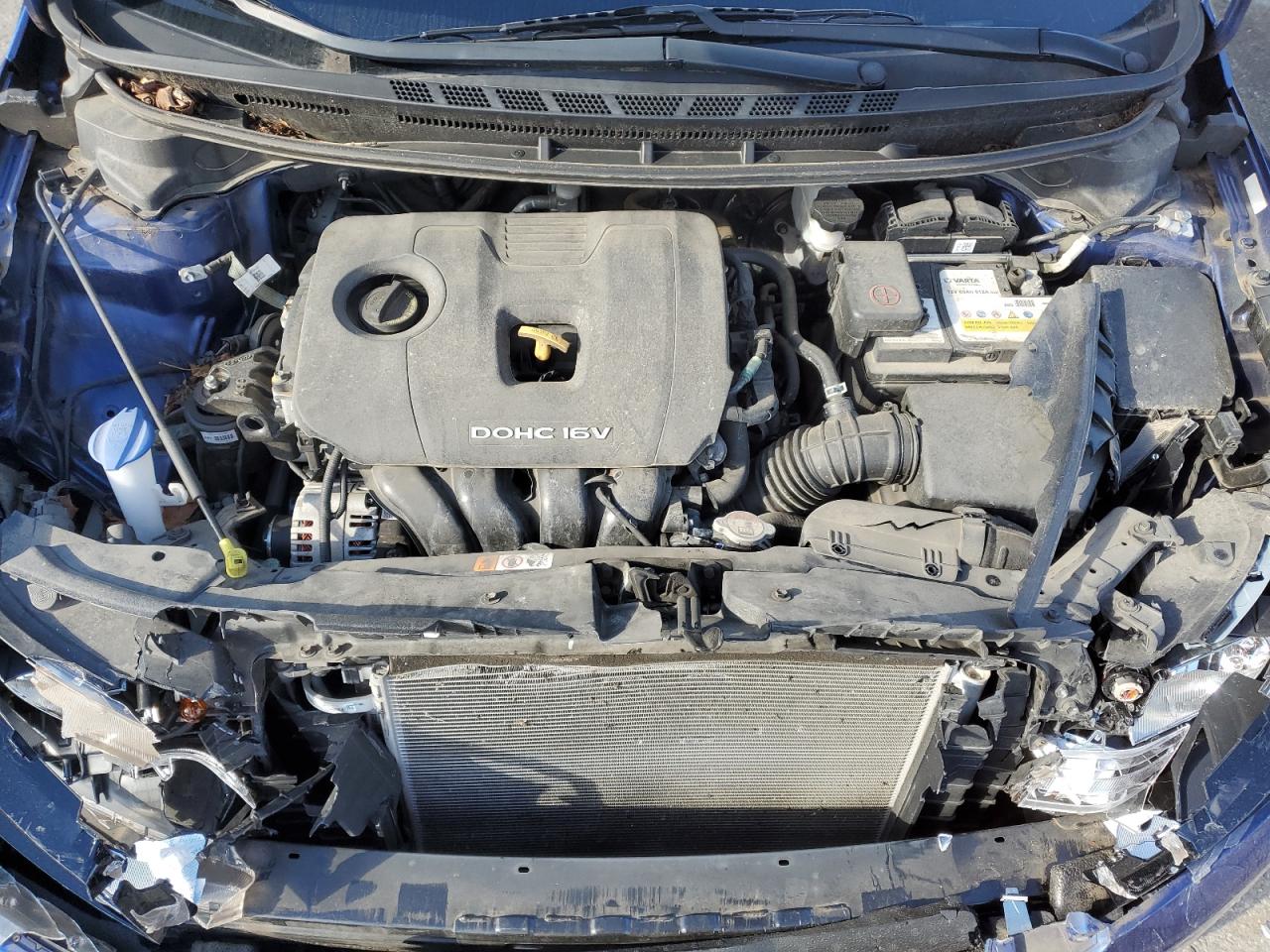 2018 KIA Forte VIN 3KPFK4A76JE168385 Copart auction photo, front end damage thumbnail 13