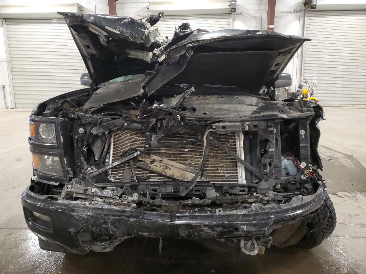 2015 Chevrolet Silverado VIN 3GCUKSEC1FG356522 Copart auction photo, front end damage thumbnail 5