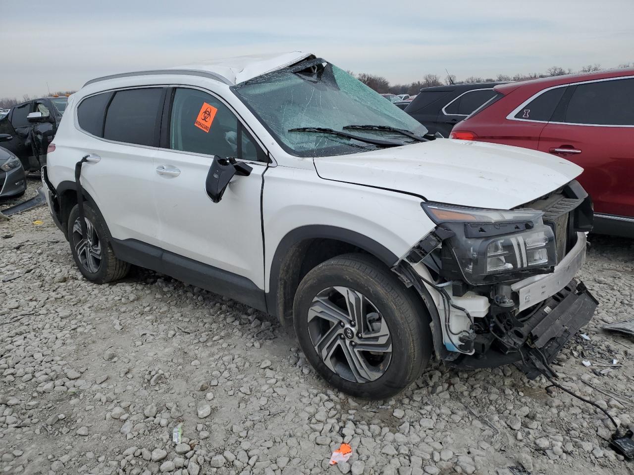 2023 Hyundai Santa Fe VIN 5NMS2DAJ0PH648837 Copart auction photo, all over damage thumbnail 4