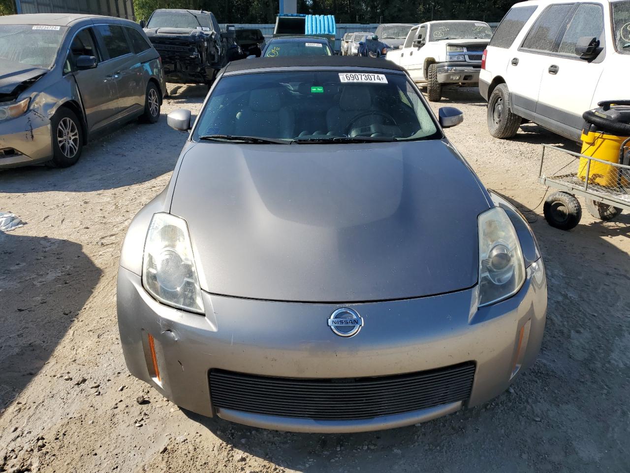 2007 Nissan 350Z VIN JN1BZ36A07M652297 Copart auction photo, rear end damage thumbnail 5