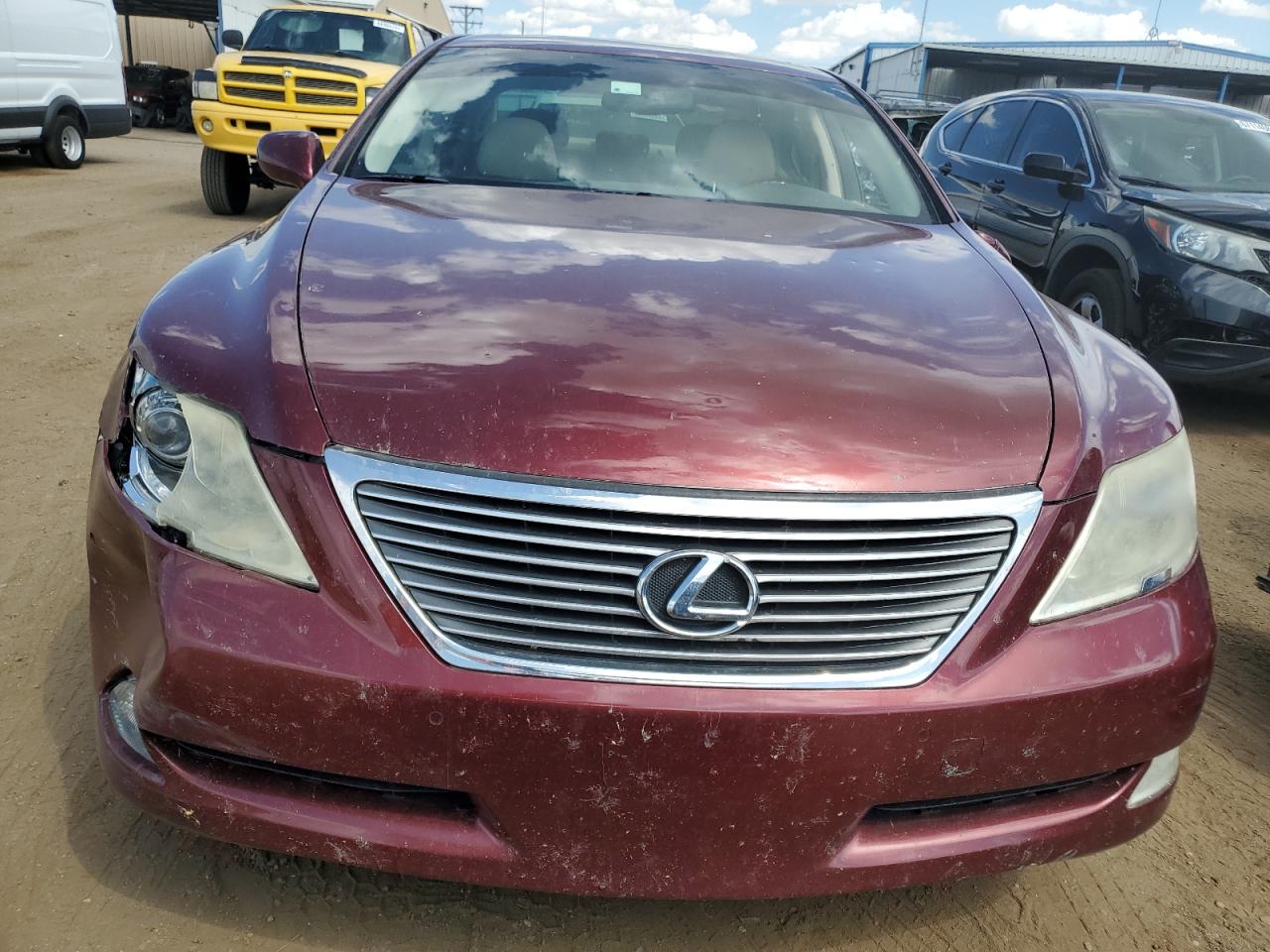 2007 Lexus LS VIN JTHBL46F875027204 Copart auction photo, hail damage thumbnail 5