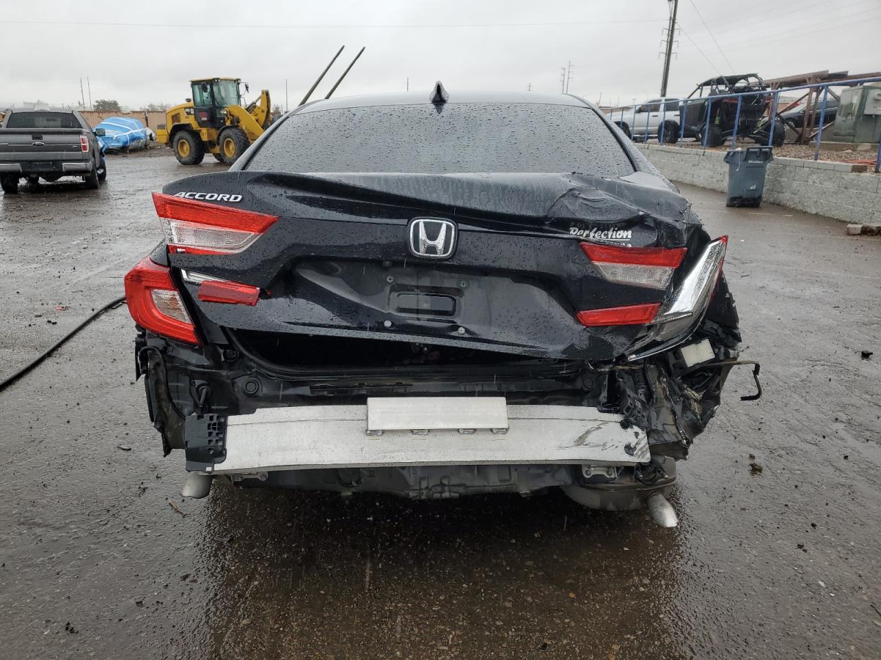 2018 Honda Accord VIN 1HGCV1F5XJA143655 Copart auction photo, rear end damage thumbnail 6