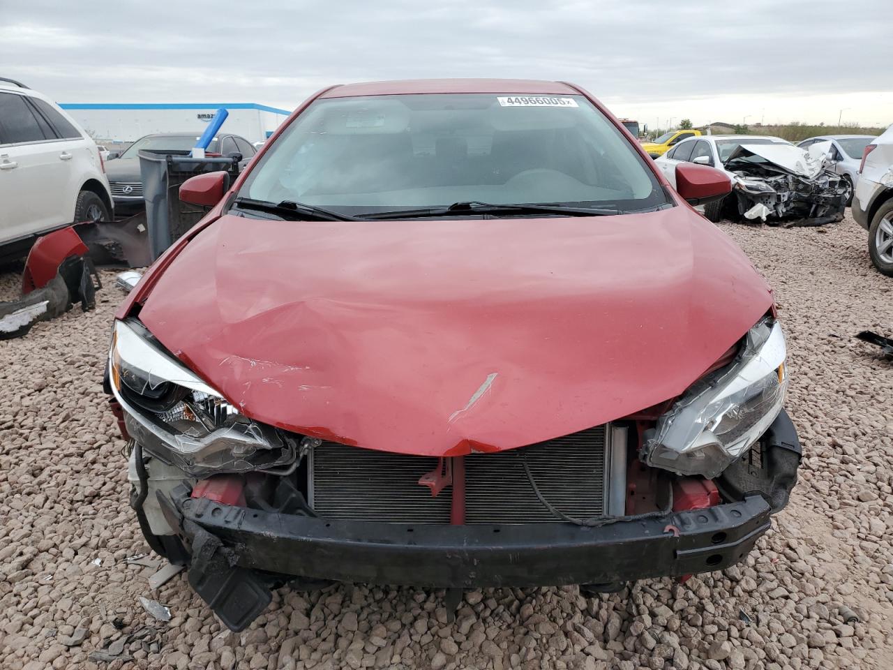 2016 Toyota Corolla VIN 2T1BURHE6GC661565 Copart auction photo, front end damage thumbnail 5
