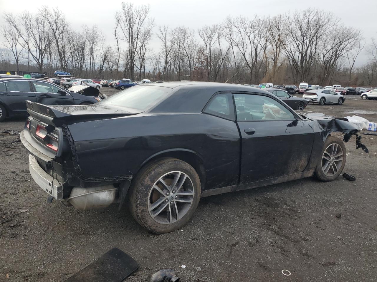 2019 Dodge Challenger VIN 2C3CDZGG9KH652692 Copart auction photo, all over damage thumbnail 3