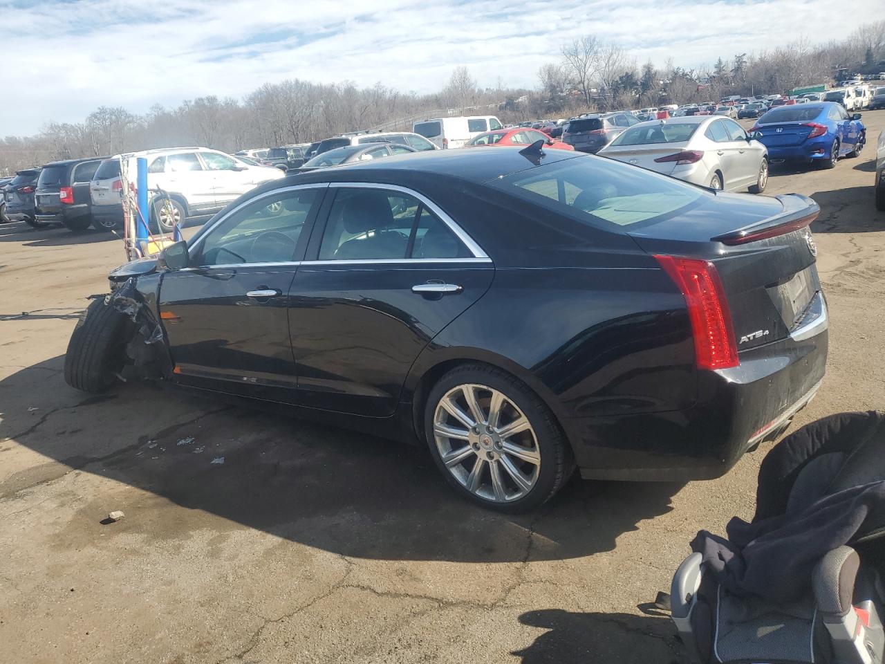 2014 Cadillac ATS VIN 1G6AH5SX9E0159095 Copart auction photo, front end damage thumbnail 2