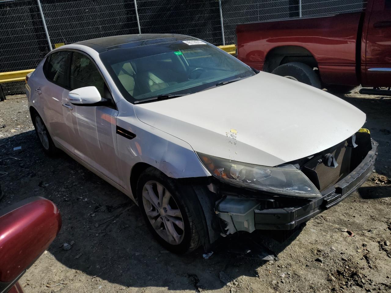 2012 KIA Optima VIN 5XXGN4A78CG089984 Copart auction photo, all over damage thumbnail 4