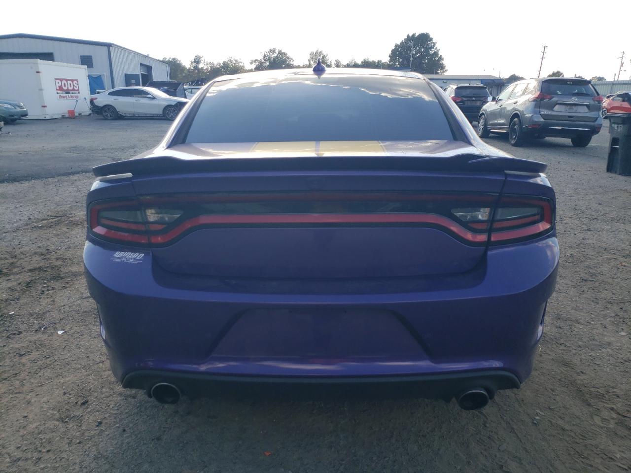 2019 Dodge Charger VIN 2C3CDXCT9KH722232 Copart auction photo, front end damage thumbnail 6