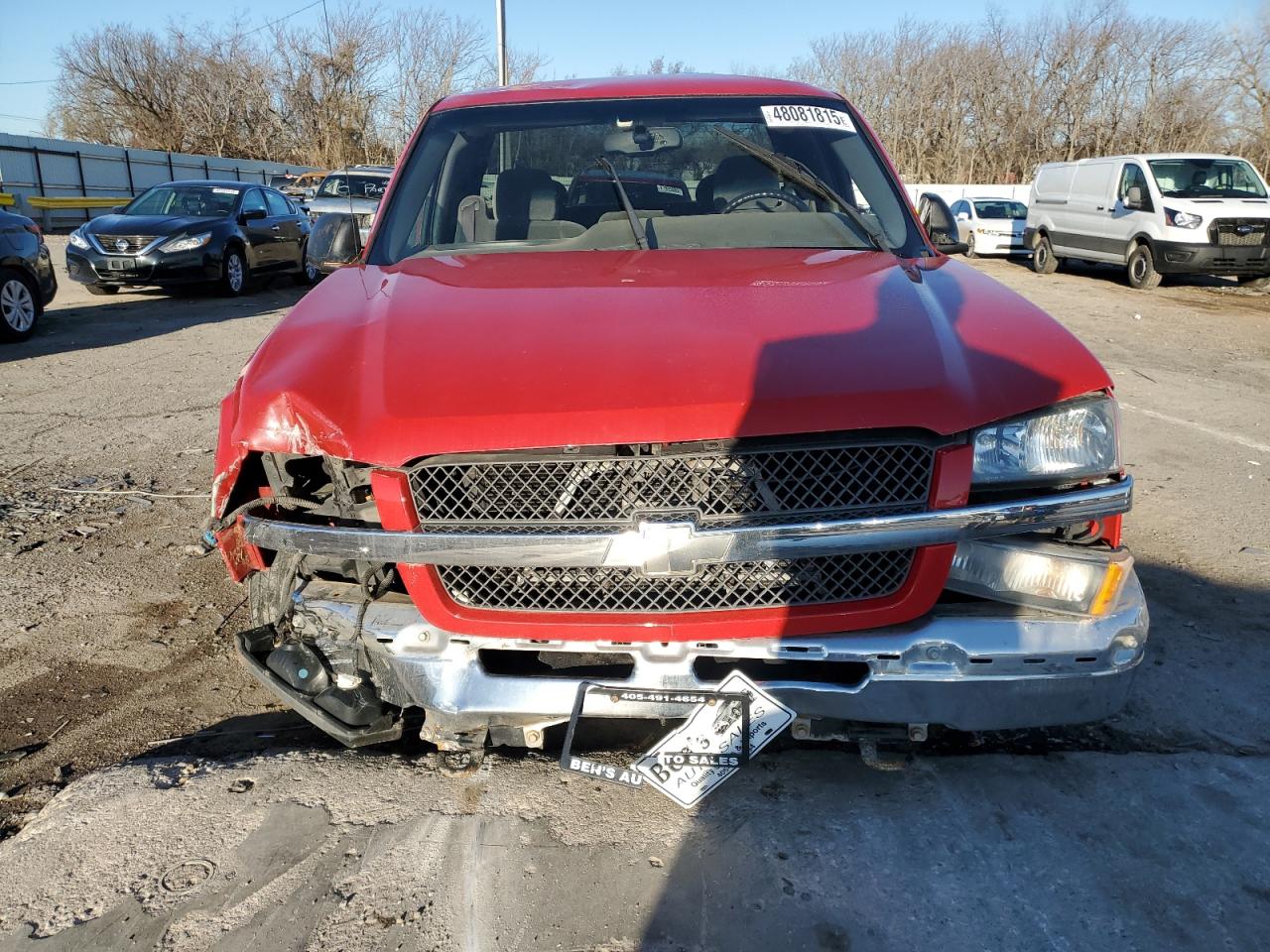 2004 Chevrolet Silverado VIN 2GCEC19T141433689 Copart auction photo, rollover / all over damage thumbnail 5