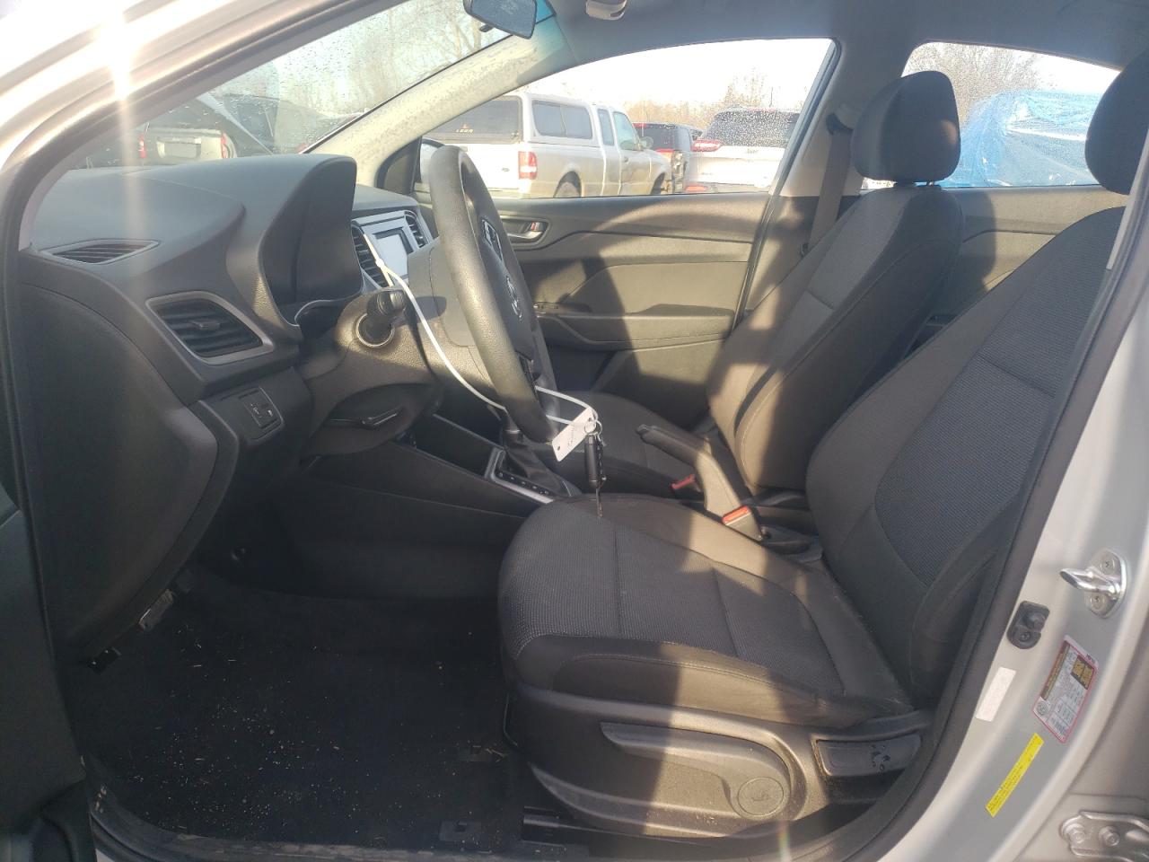2019 Hyundai Accent VIN 3KPC24A33KE063580 Copart auction photo, rear end damage thumbnail 7
