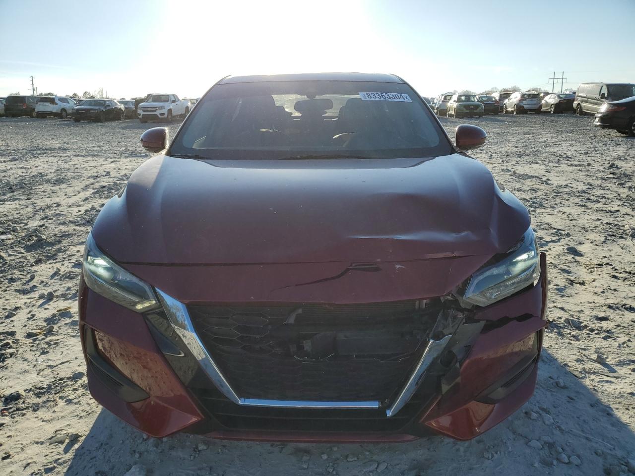 2020 Nissan Sentra VIN 3N1AB8CV2LY309048 Copart auction photo, front end damage thumbnail 5
