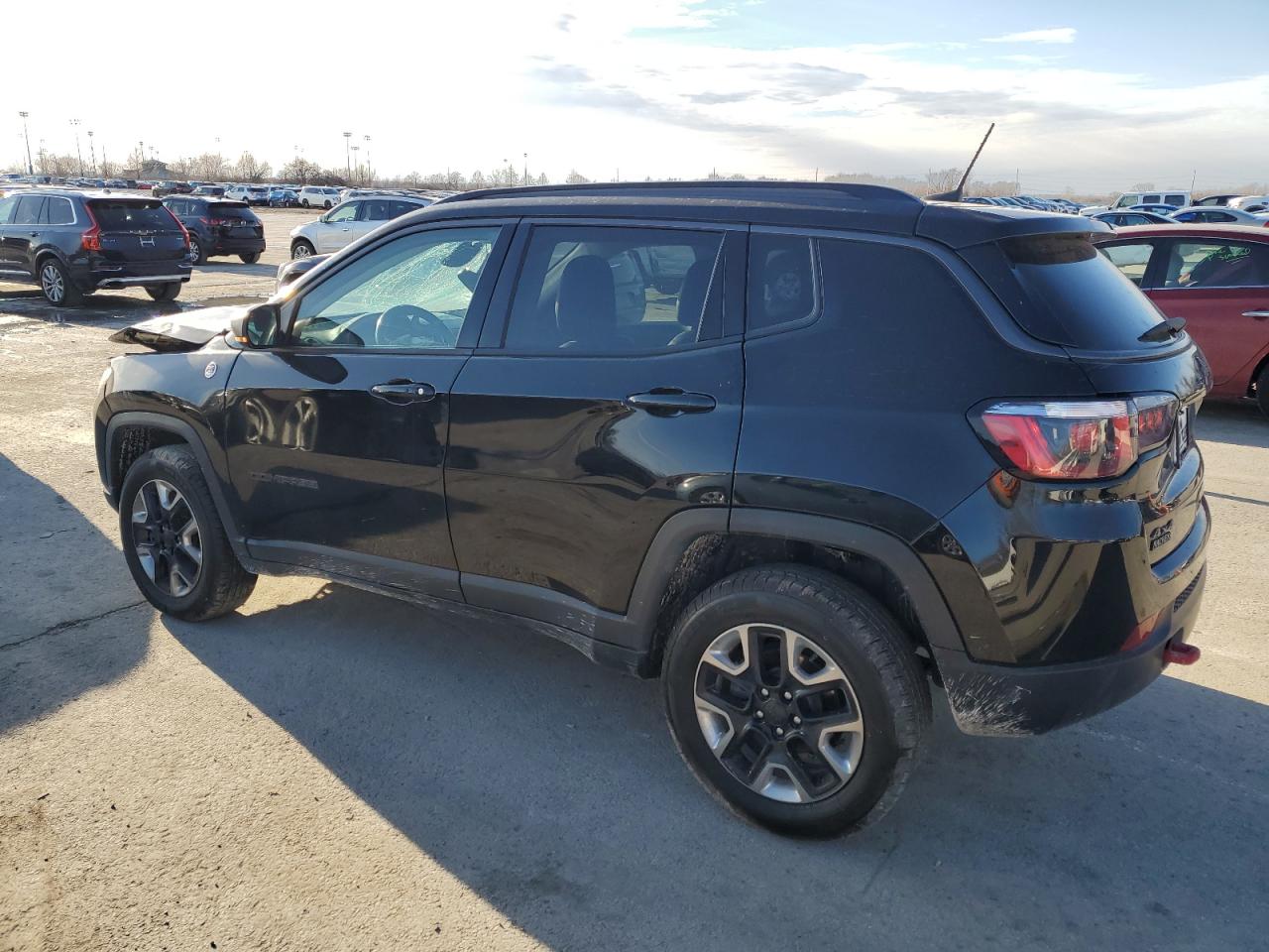 2018 Jeep Compass VIN 3C4NJDDBXJT451124 Copart auction photo, front end damage thumbnail 2