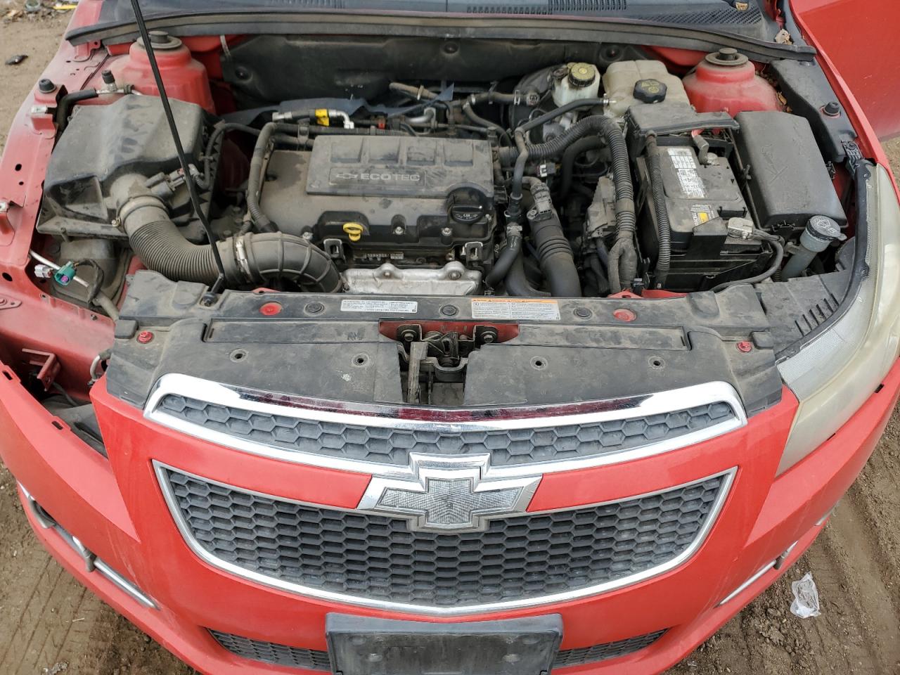 2013 Chevrolet Cruze VIN 1G1PE5SB3D7227961 Copart auction photo, side / front end damage thumbnail 11