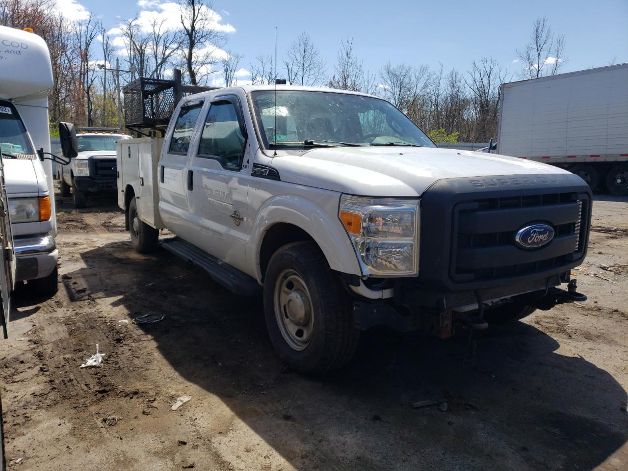 2014 Ford F350 VIN 1FT8W3AT6EEA19464 Copart auction photo, rear end damage thumbnail 4
