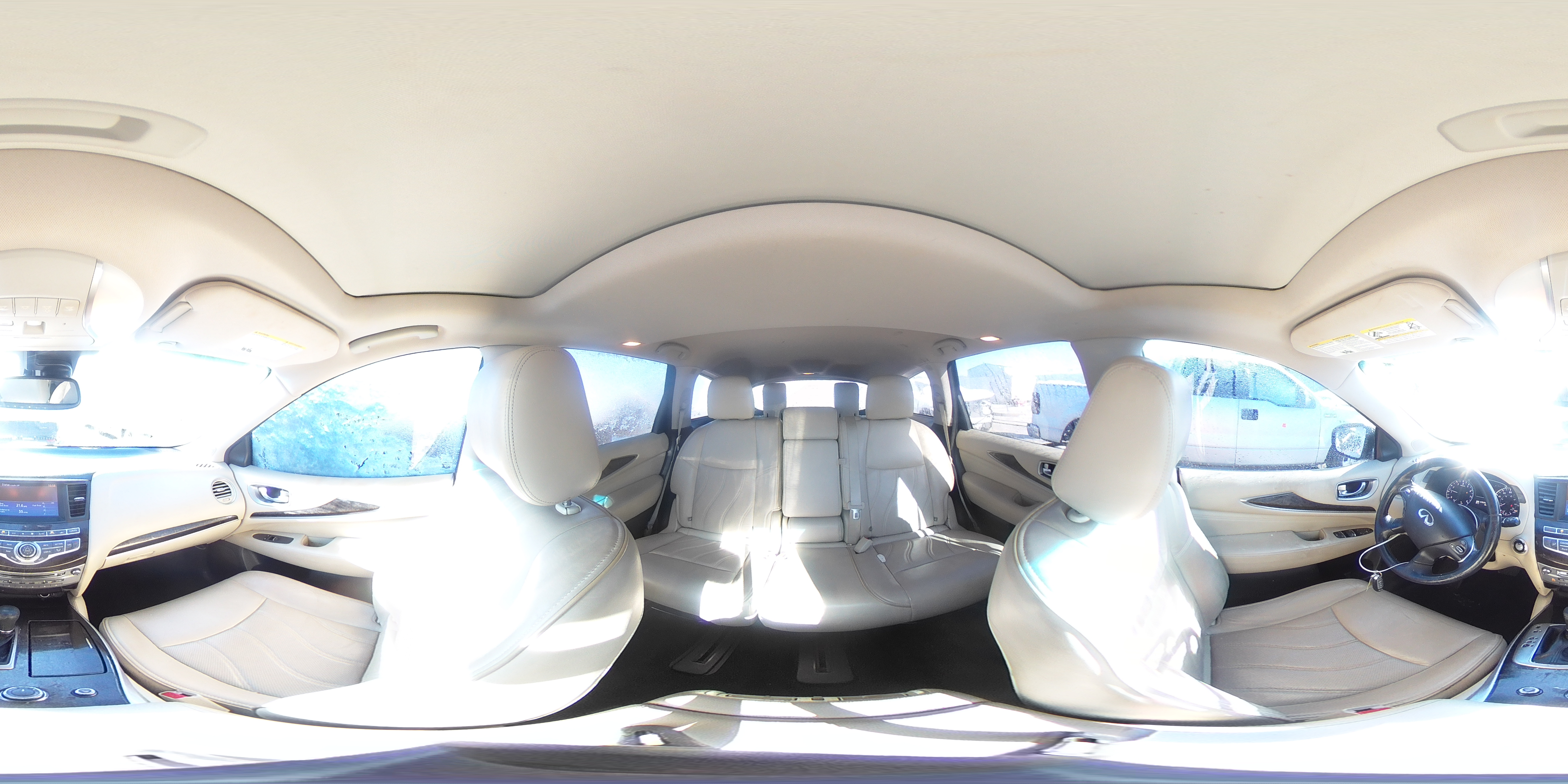 2015 Infiniti QX60 VIN 5N1AL0MNXFC536958 Copart auction photo, front end damage thumbnail 16