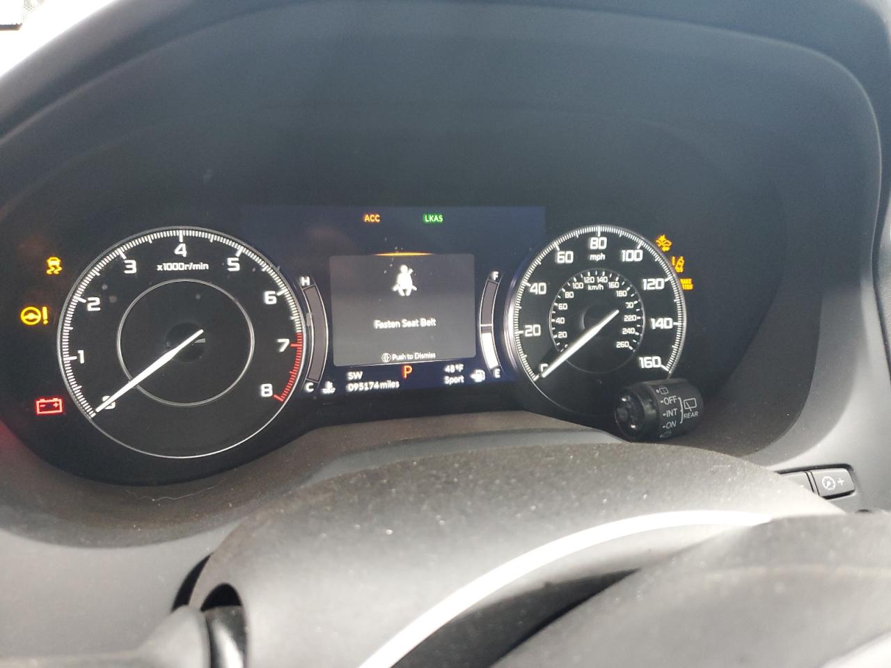2019 Acura RDX VIN 5J8TC2H51KL026397 Copart auction photo, all over damage thumbnail 9