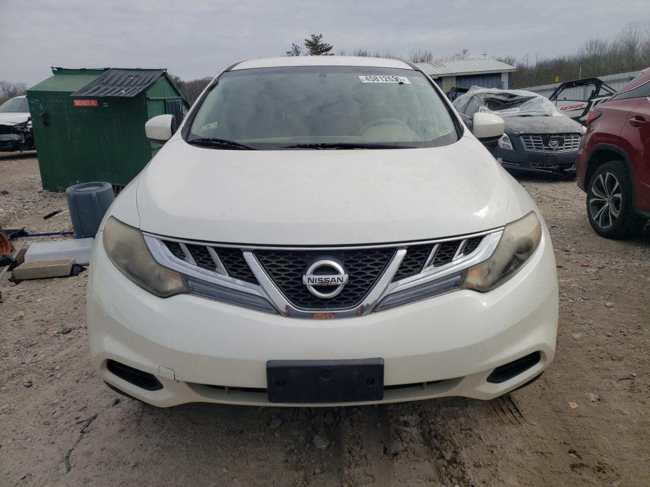 2012 Nissan Murano VIN JN8AZ1MW5CW211991 Copart auction photo, minor dent/scratches damage thumbnail 5