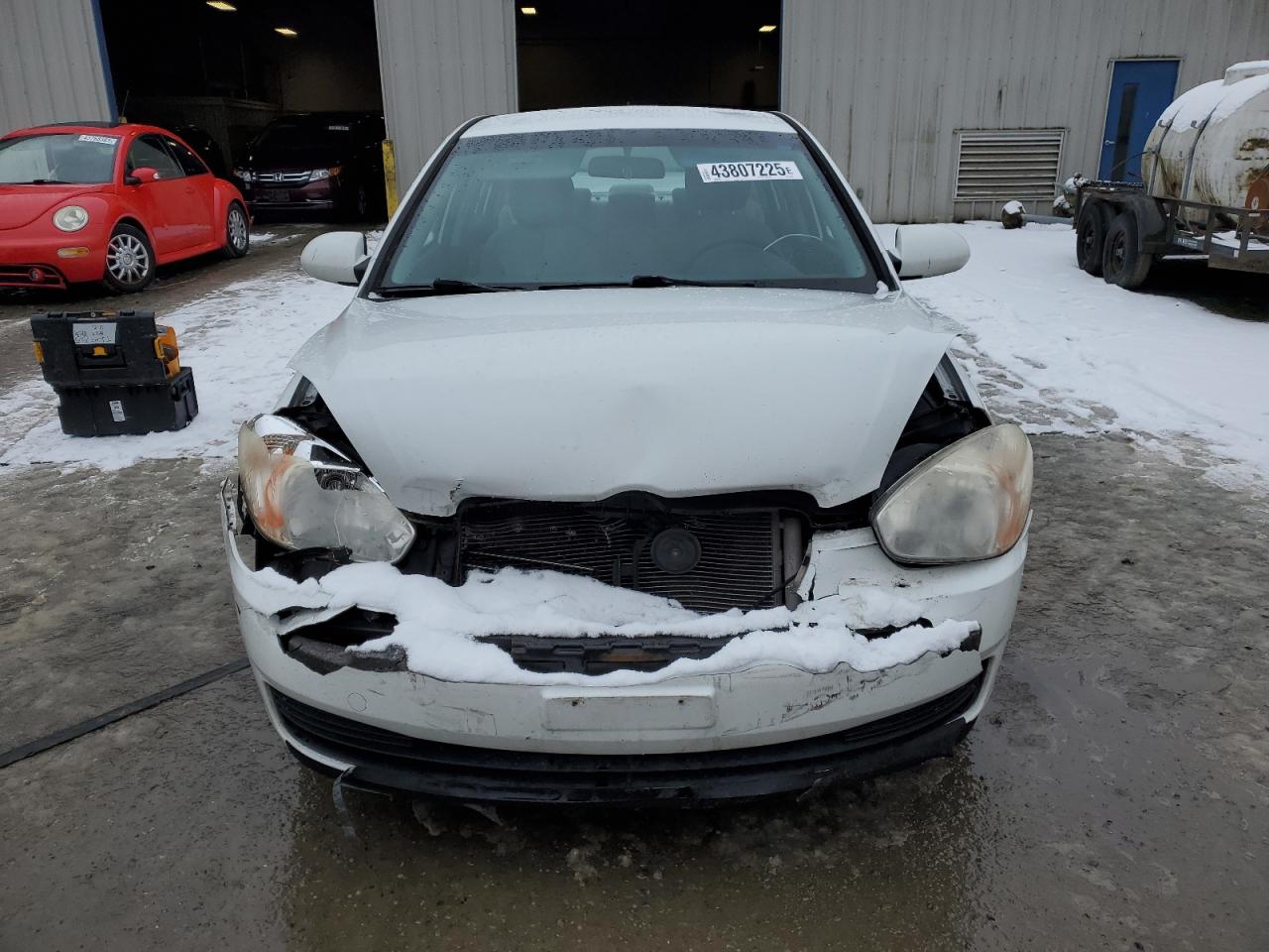 2009 Hyundai Accent VIN KMHCN46C49U368786 Copart auction photo, front end damage thumbnail 5