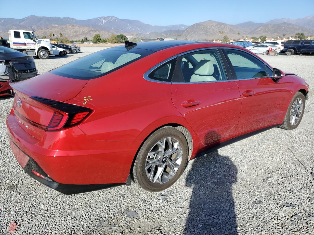 2020 Hyundai Sonata VIN 5NPEF4JAXLH054352 Copart auction photo, front end damage thumbnail 3