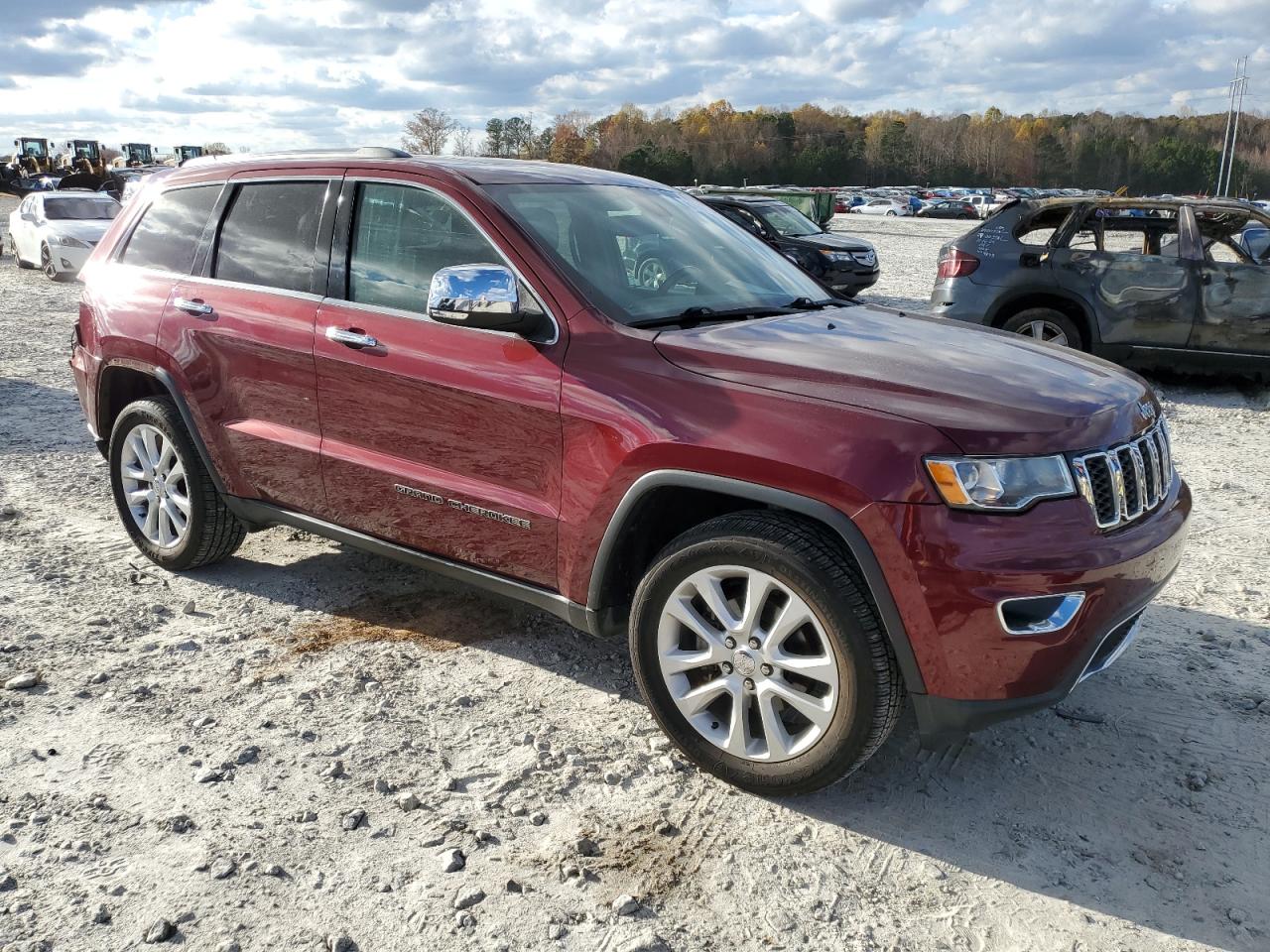 2017 Jeep Grand Cherokee VIN 1C4RJEBG2HC664421 Copart auction photo, rear end damage thumbnail 4