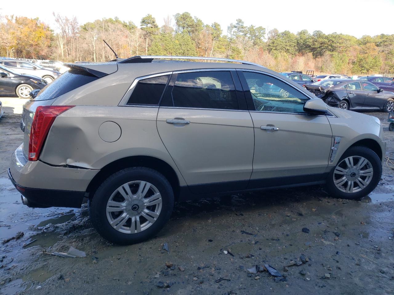 2010 Cadillac SRX VIN 3GYFNAEY8AS633382 Copart auction photo, rear end / front end damage thumbnail 3