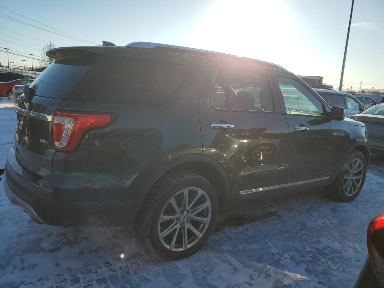 2016 Ford Explorer VIN 1FM5K8F8XGGB27654 Copart auction photo, rear end damage thumbnail 3