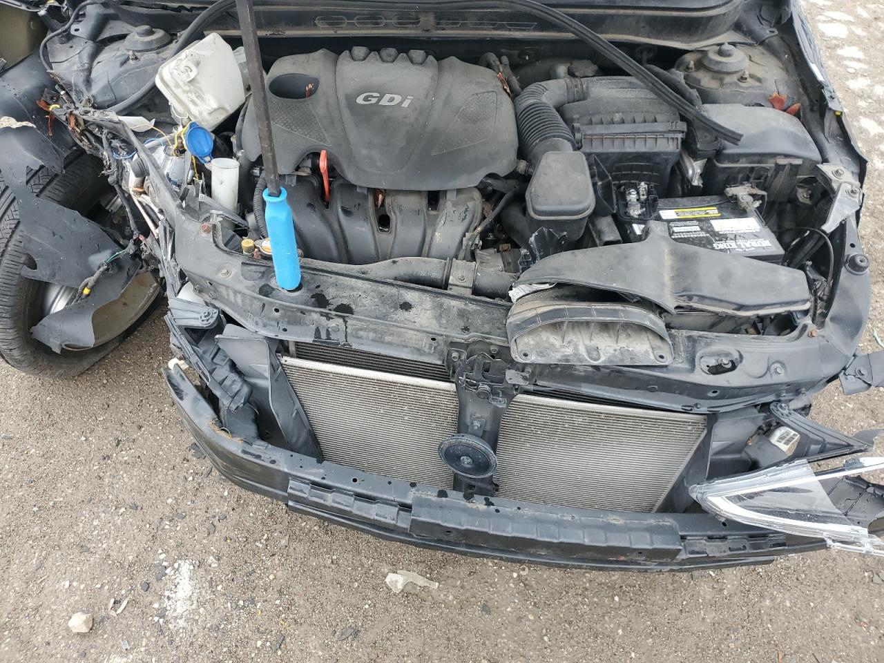 2011 Hyundai Sonata VIN 5NPEC4AC1BH142750 Copart auction photo, front end / side damage thumbnail 11