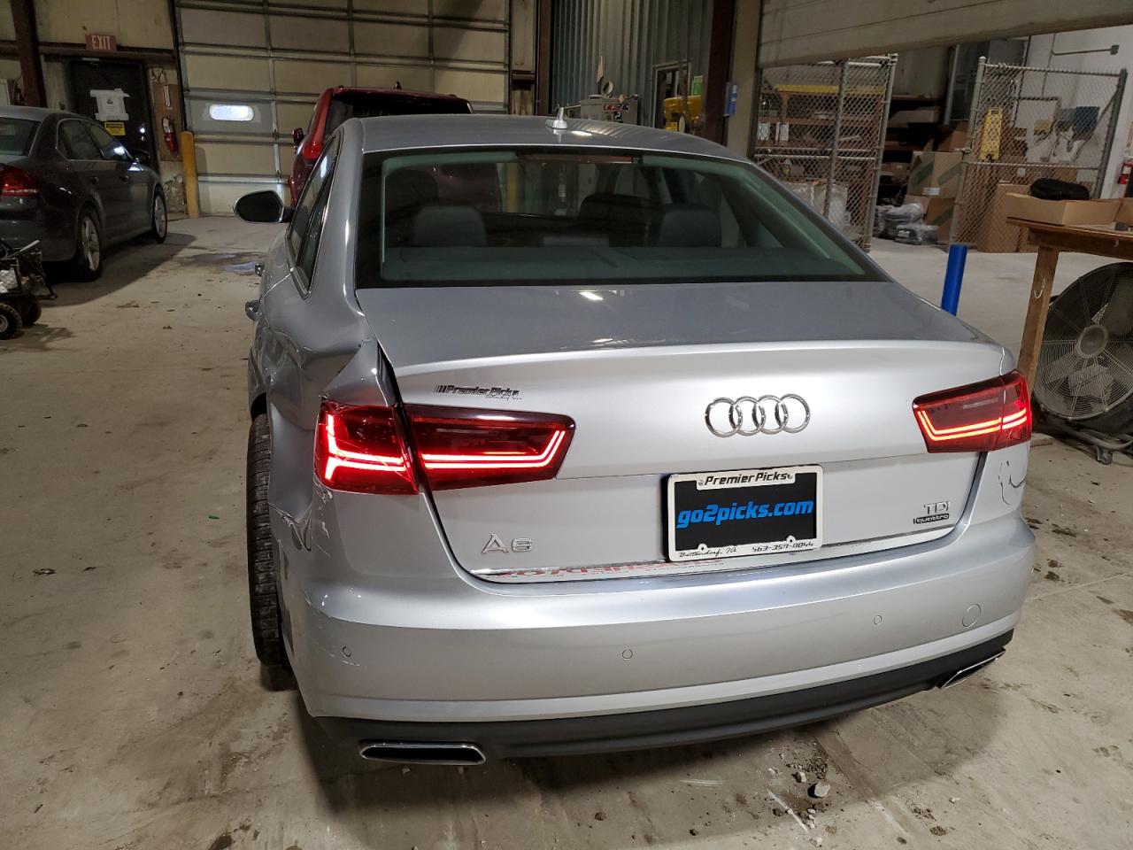 2016 Audi A6 VIN WAUFMAFC5GN000768 Copart auction photo, side / rear end damage thumbnail 6