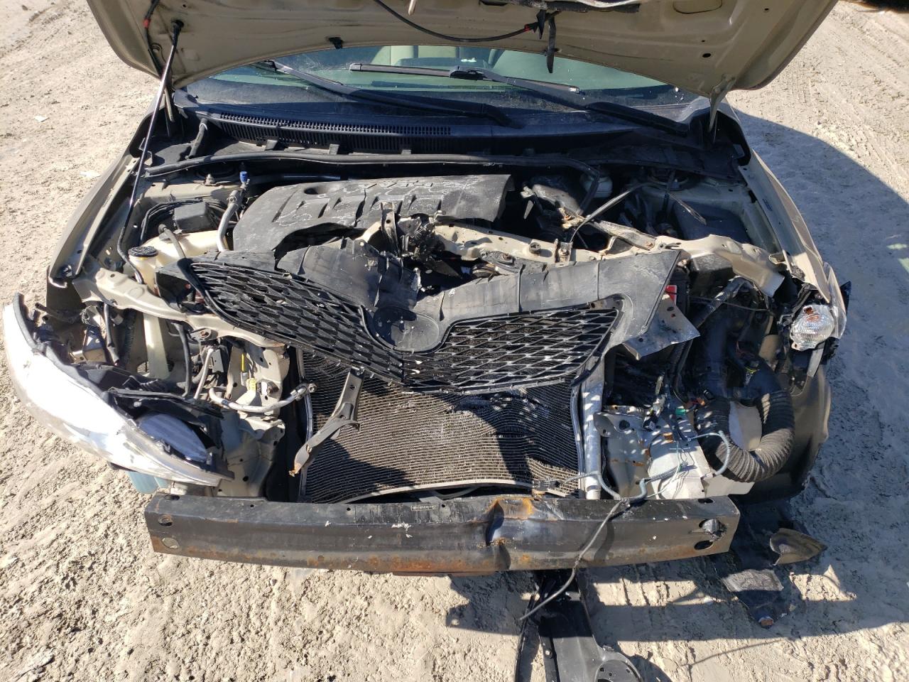2009 Toyota Corolla VIN 2T1BU40EX9C173852 Copart auction photo, front end / side damage thumbnail 12