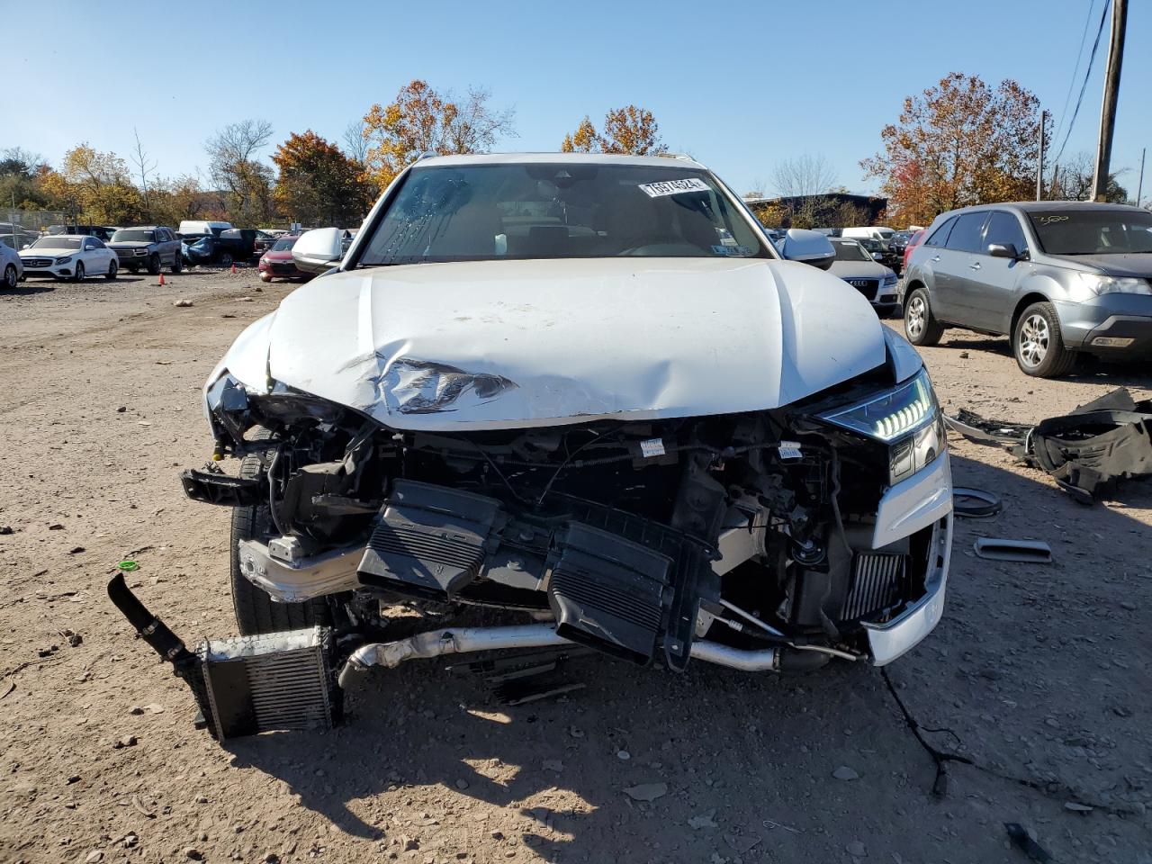 2021 Audi Q8 VIN WA1BVAF16MD034467 Copart auction photo, front end damage thumbnail 5