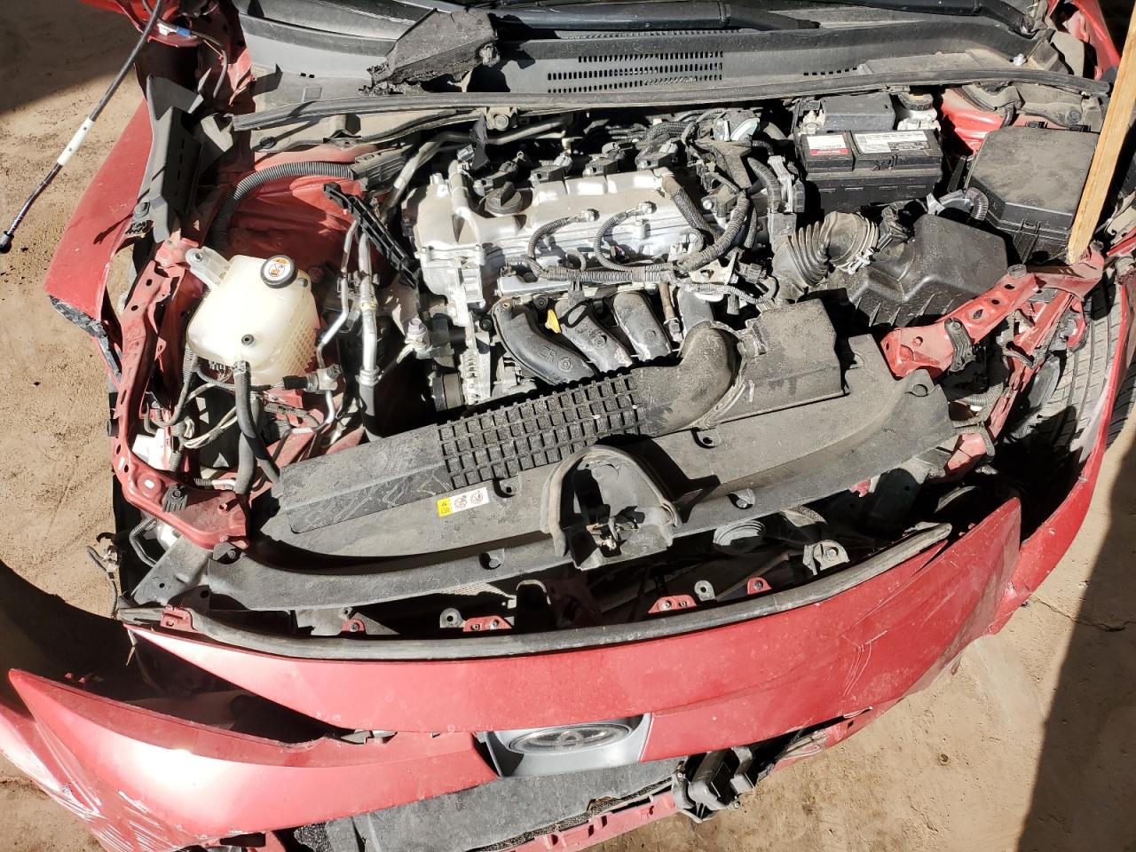 2021 Toyota Corolla VIN 5YFEPMAE3MP212566 Copart auction photo, front end damage thumbnail 11
