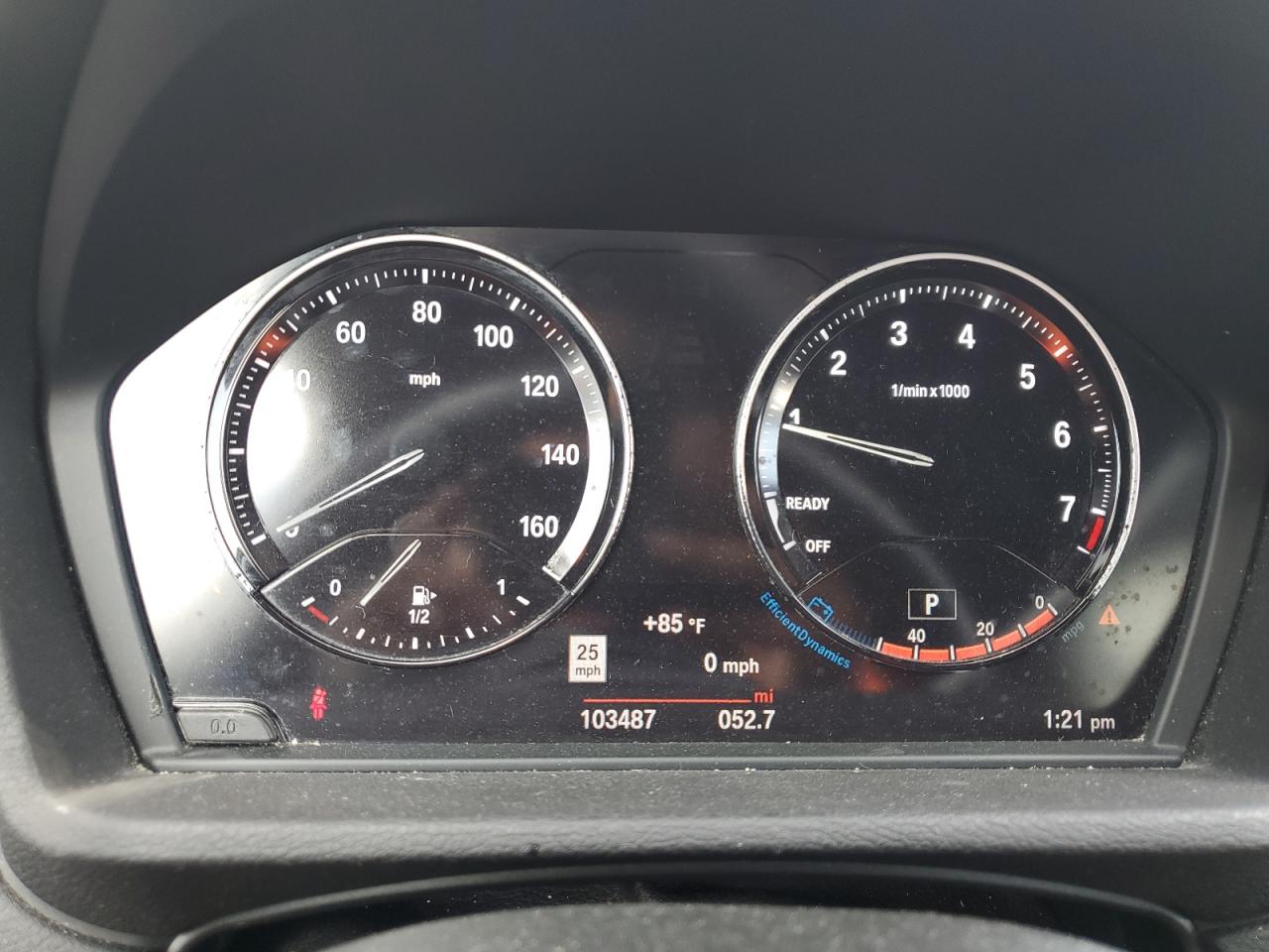 2019 BMW X1 VIN WBXHU7C56K5L10959 Copart auction photo, front end / minor dent/scratches damage thumbnail 9