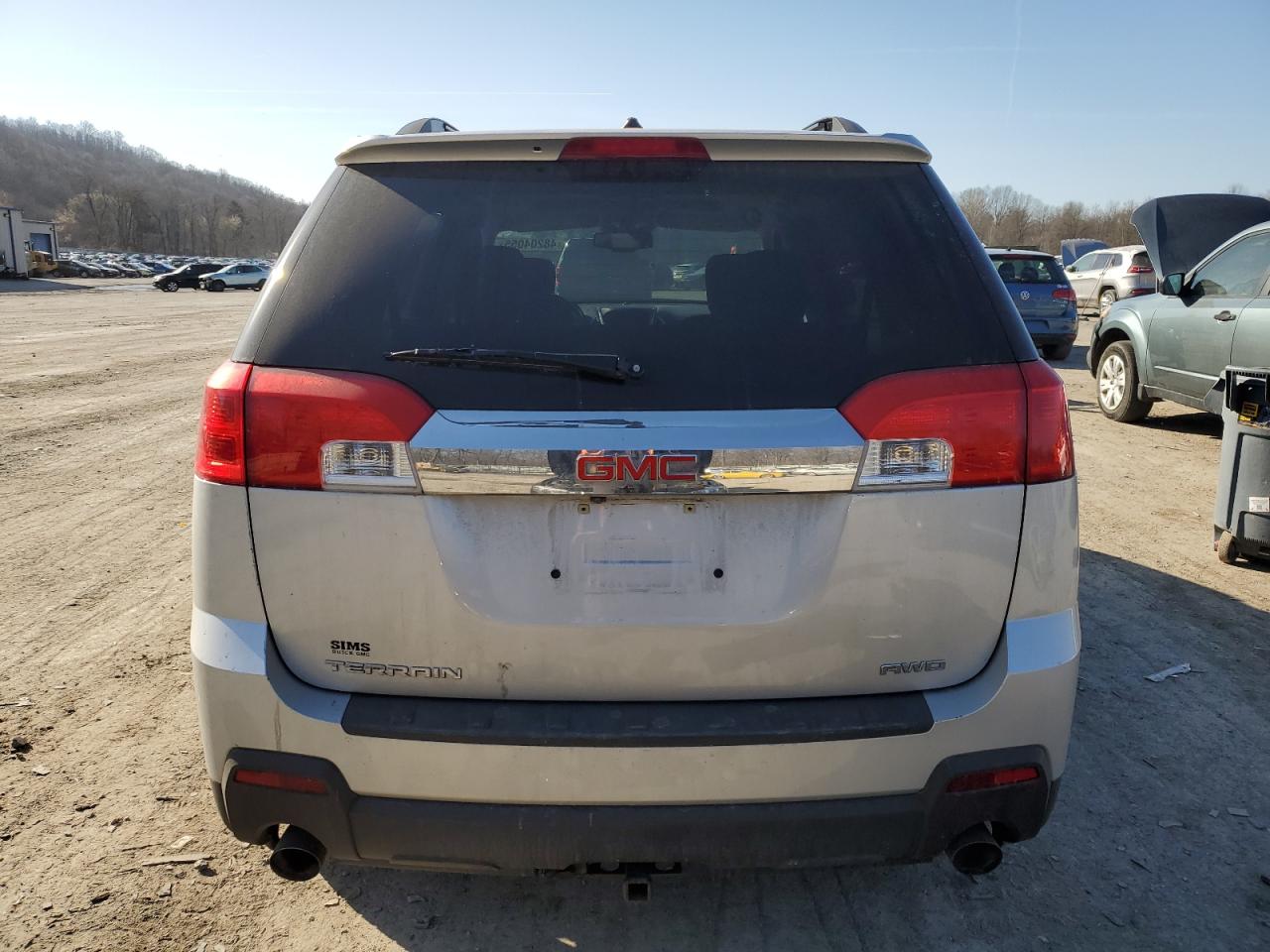 2012 GMC Terrain VIN 2GKFLTE5XC6162483 Copart auction photo, front end / side damage thumbnail 6
