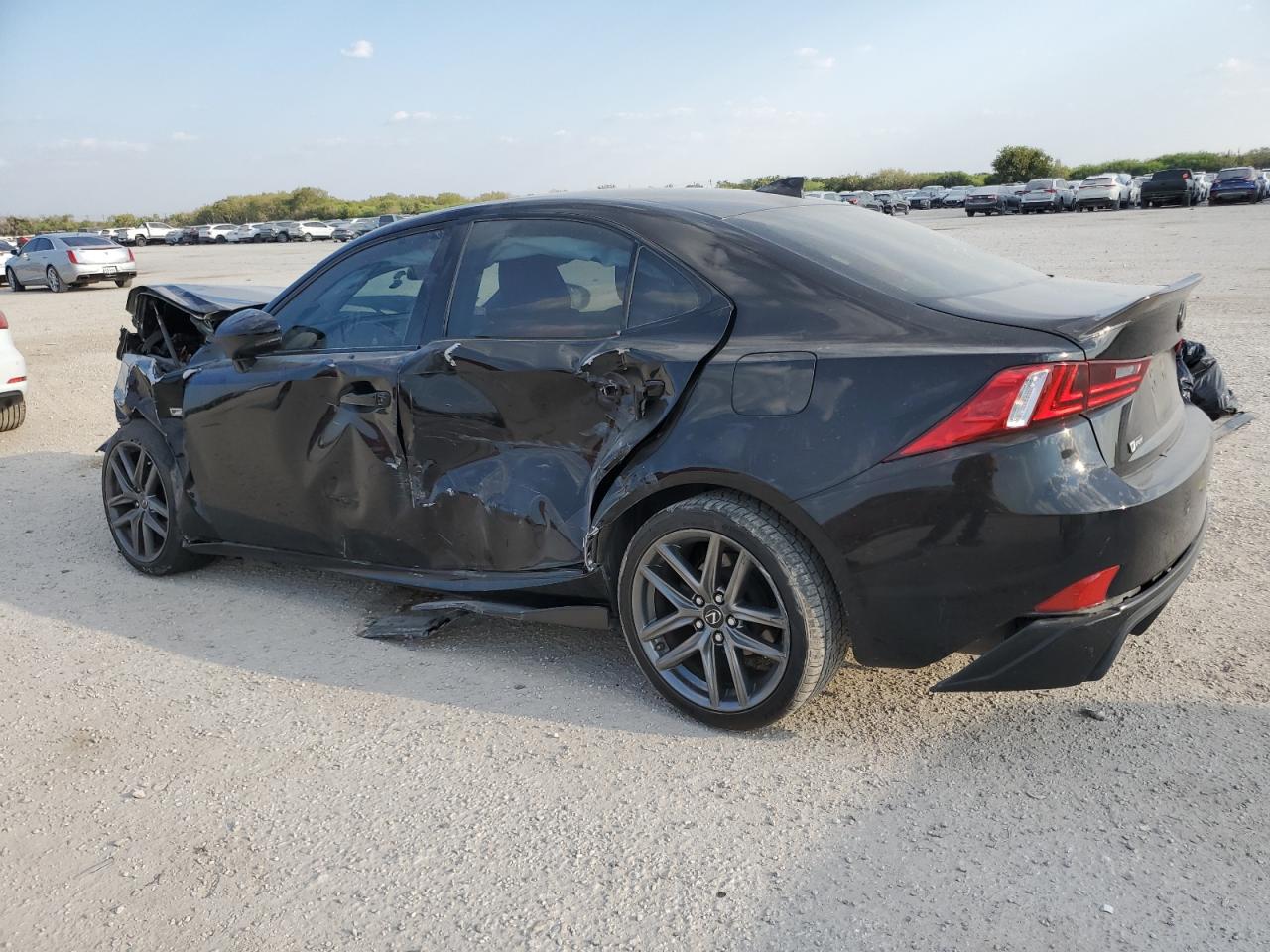 2015 Lexus IS VIN JTHBF1D27F5077029 Copart auction photo, all over damage thumbnail 2