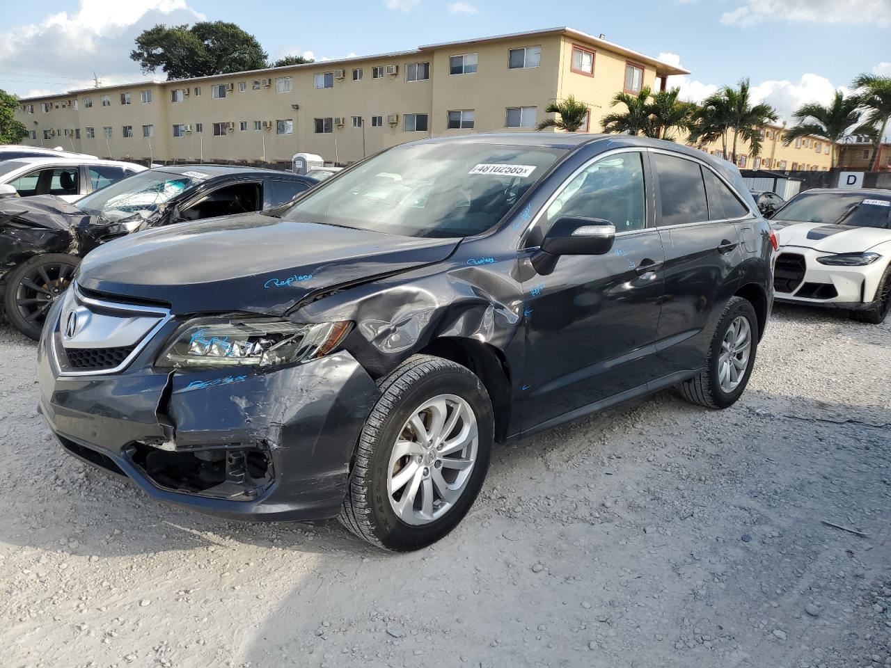 2016 Acura RDX VIN 5J8TB3H55GL018982 - Copart auction photo