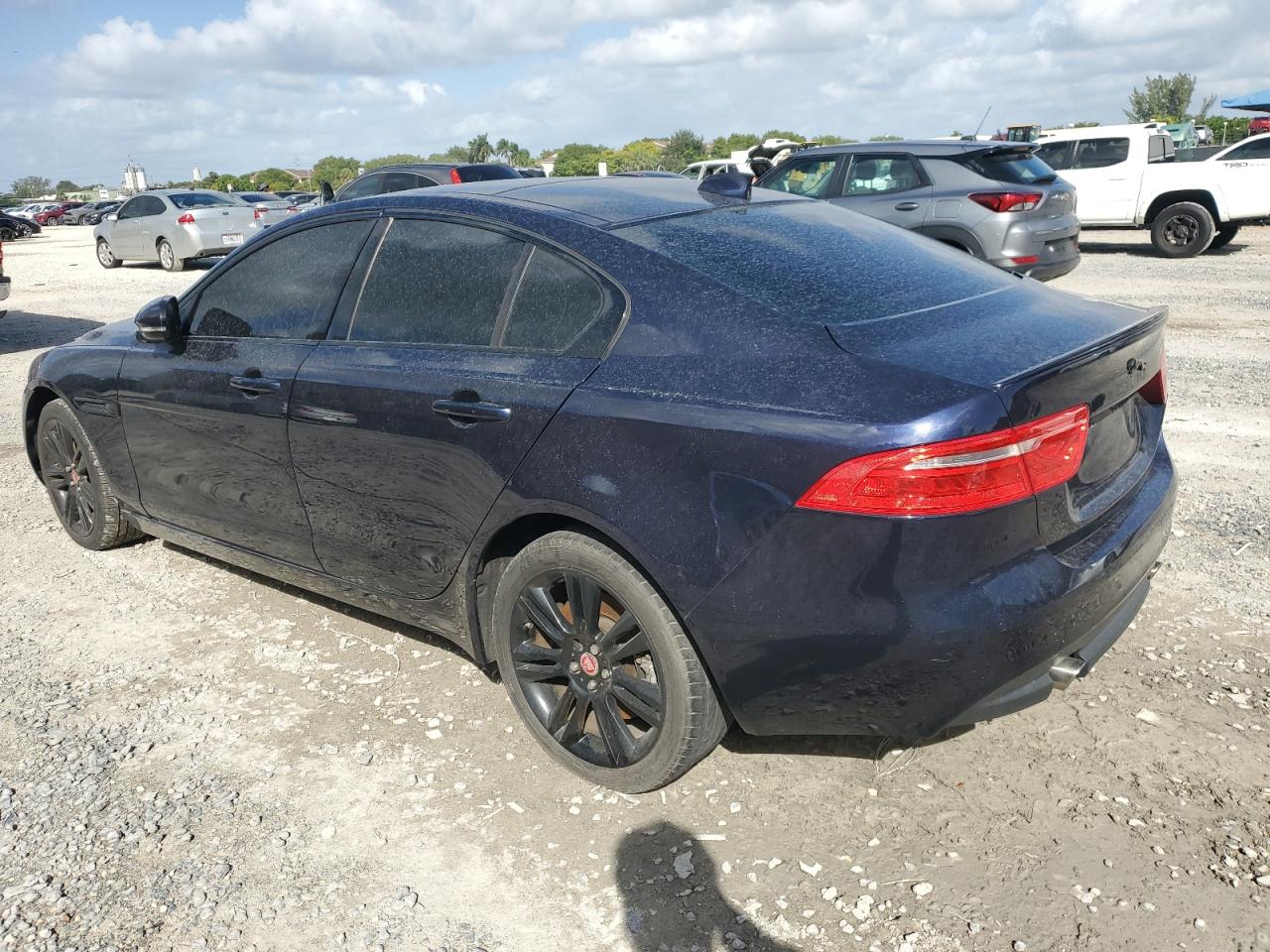 2018 Jaguar XE VIN SAJAK4FX9JCP35118 Copart auction photo, frame damage damage thumbnail 2