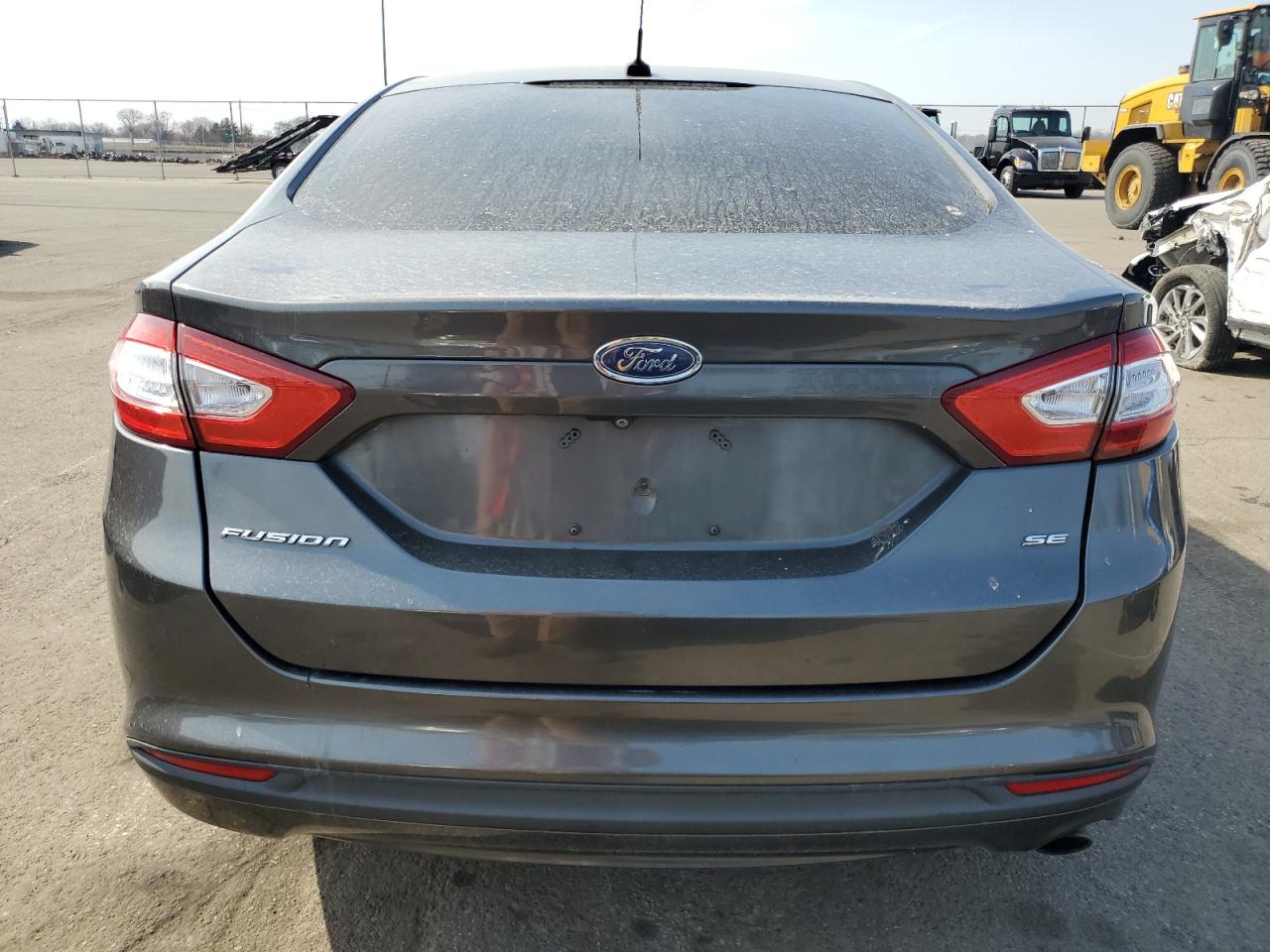 2015 Ford Fusion VIN 3FA6P0H71FR277424 Copart auction photo, rear end / side damage thumbnail 6