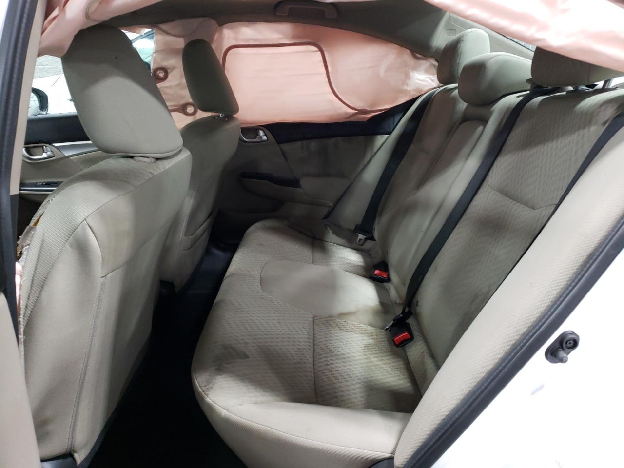 2015 Honda Civic VIN 19XFB2F82FE075313 Copart auction photo, side / rear end damage thumbnail 10
