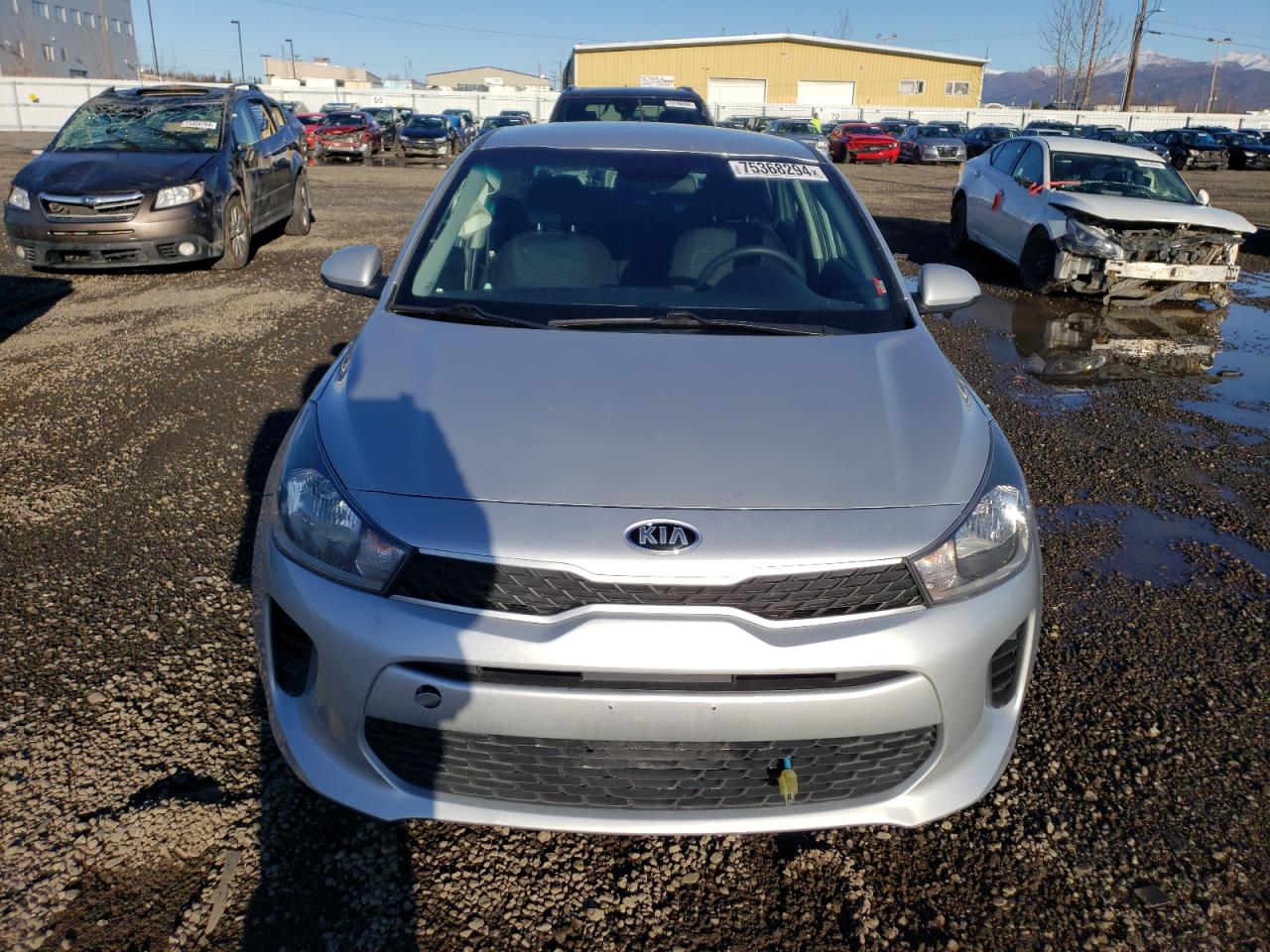 2018 KIA Rio VIN 3KPA24AB7JE085692 Copart auction photo, mechanical / side damage thumbnail 5