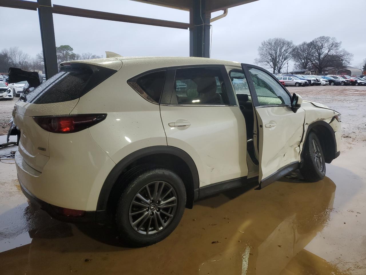 2019 Mazda CX-5 VIN JM3KFACM6K1608461 Copart auction photo, front end / side damage thumbnail 3