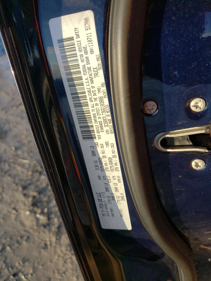 2016 RAM 1500 VIN 3C6RR7LT3GG183886 Copart auction photo, all over damage thumbnail 15